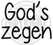Gods zegen -diamond- 2x1-7cm copy
